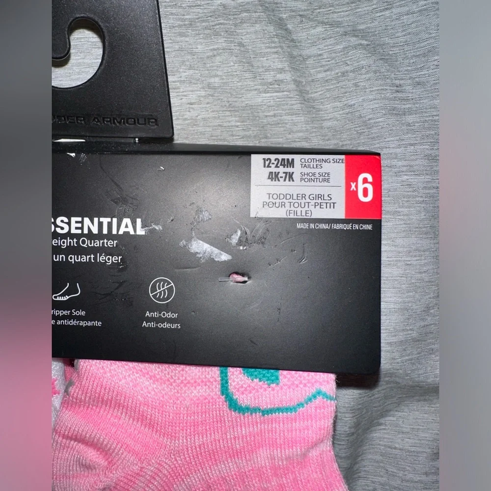 New Under Armour 6pc Baby Sock Set